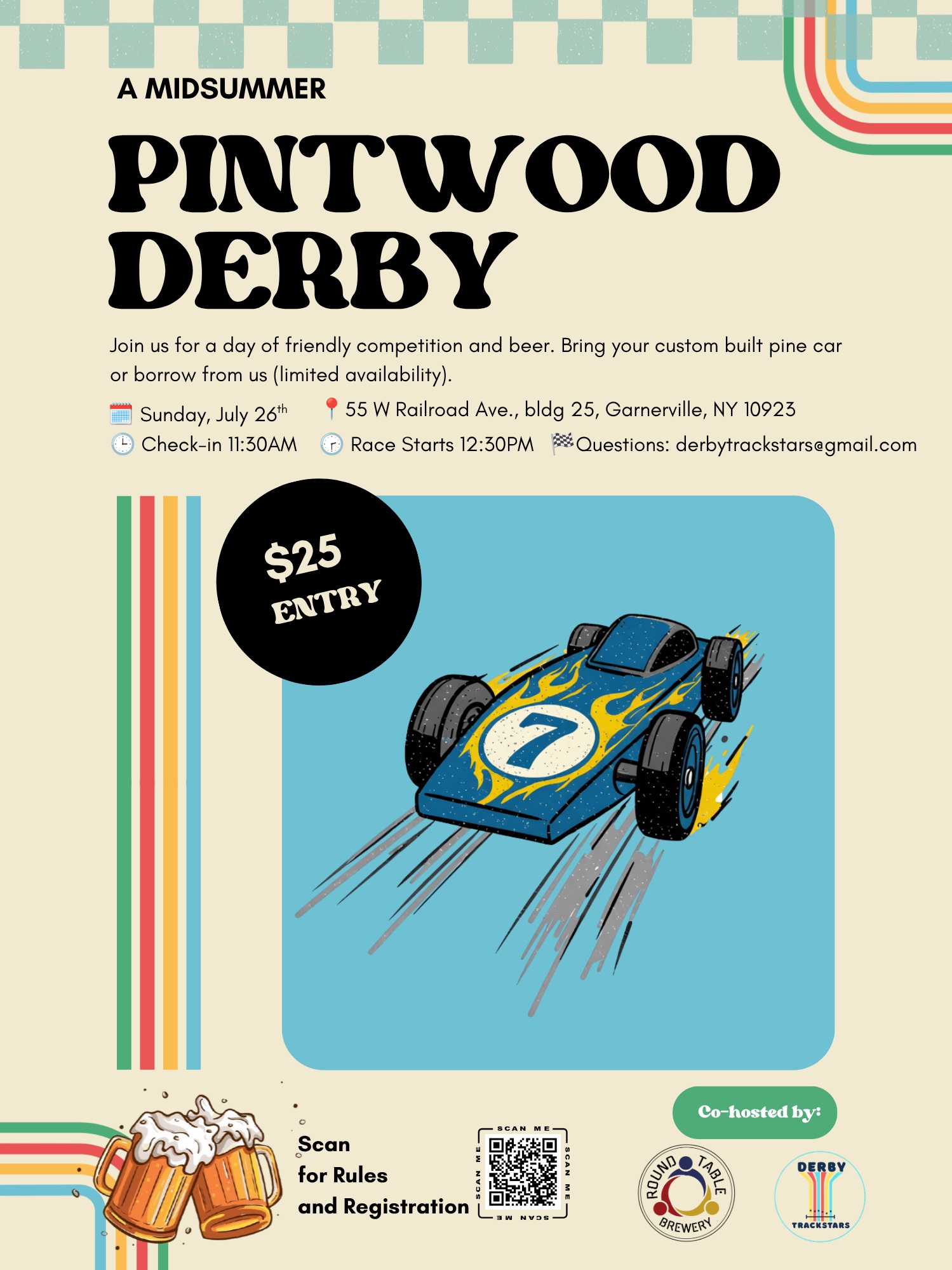 A Midsummer Pint-wood Derby at Round Table Brewery